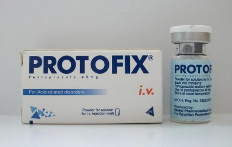 بروتوفكس فيال لعلاج القرحة الهضمية والحموضة دواعي الاستعمال والآثار الجانبية